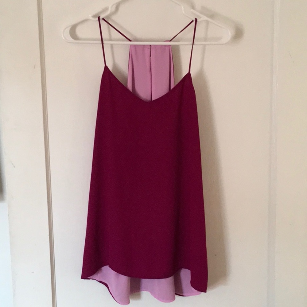 NWT Express reversible spaghetti strap tank Medium